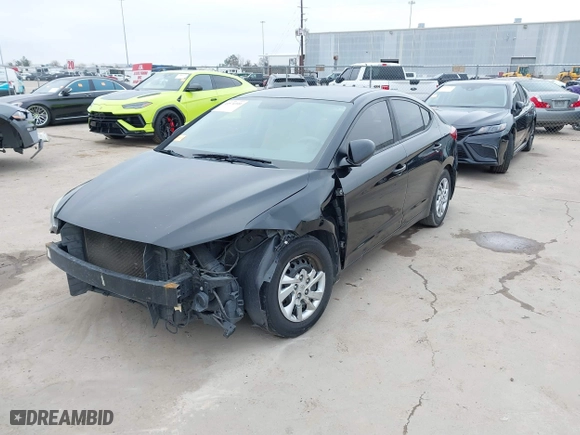 2017 Hyundai Elantra SE with VIN KMHD74LF6HU340225, listed as a IAAI auction lot 41576599 with 102,211 mi miles. Bid and sale history available at carsss.com. Image 18.