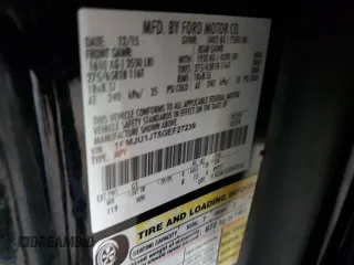 2016 Ford Expedition XLT z VIN 1FMJU1JT5GEF27239, wystawiony jako Copart lot #54592315 z przebiegiem Nie podano mil oraz Nie do naprawy • Non repairable. Historia ofert i sprzedaży dostępna na DreamBid. Obrazek 13.