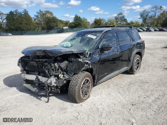 2023 Nissan Pathfinder Rock Creek with VIN 5N1DR3BD4PC239564, listed as a Copart auction lot 76536104 with 37,451 mi miles and Salvage Title. Bid and sale history available at carsss.com. Image 1.