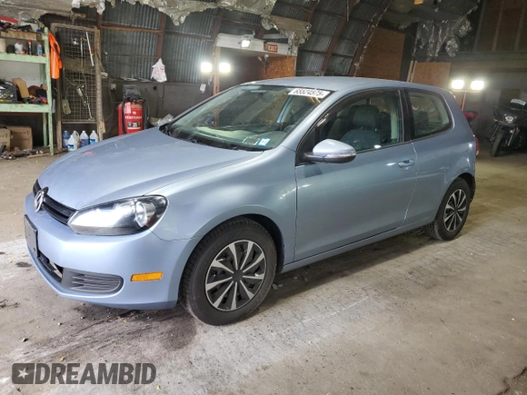 2011 Volkswagen Golf with VIN WVWAB7AJ2BW197042, listed as a Copart auction lot 65524575 with 243,675 mi miles and Salvage title. Bid and sale history available at DreamBid. Image 1.