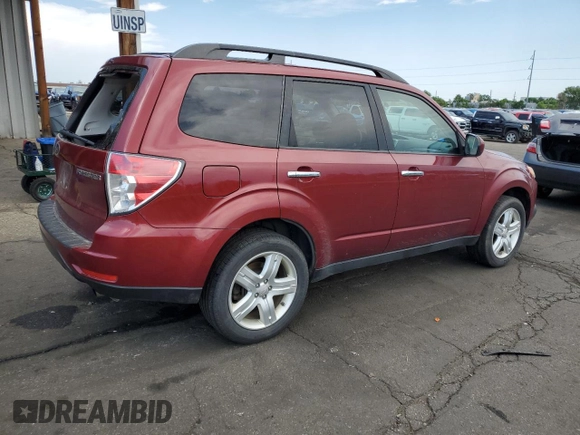 2009 Subaru Forester X with VIN JF2SH63609H795510, listed as a Copart auction lot 61041205 with 218,834 mi miles and Salvage title. Bid and sale history available at DreamBid. Image 3.