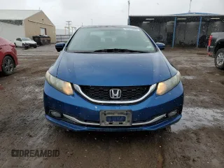 2015 Honda Civic EX-L with VIN 2HGFB2F90FH526463, listed as a Copart auction lot 52945805 with 138,646 mi miles and Salvage Title. Bid and sale history available at carsss.com. Image 5.