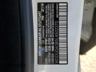 2020 Mercedes-Benz S-Class S 450 with VIN WDDUG6GB5LA502370, listed as a Copart auction lot 74552234 with 111,984 mi miles and Salvage Title. Bid and sale history available at carsss.com. Image 12.