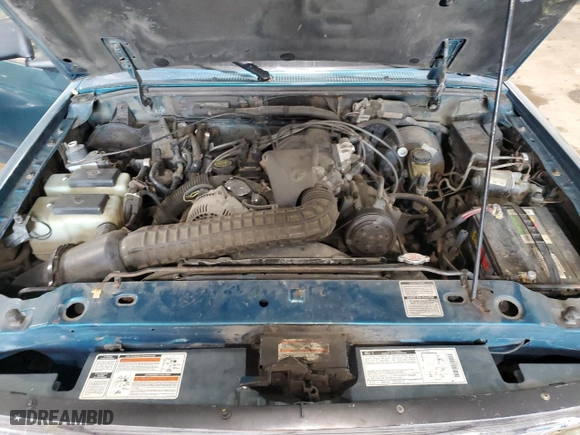 1995 Ford Ranger Splash with VIN 1FTCR14X4SPA56405, listed as a Copart auction lot 79505504 with 192,355 mi miles and Salvage Title. Bid and sale history available at carsss.com. Image 11.