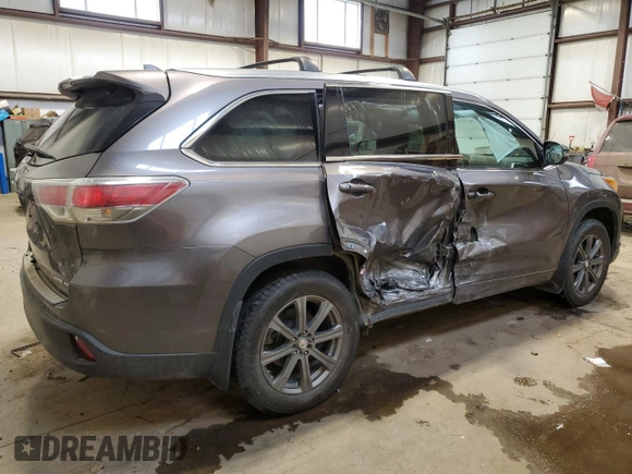 2015 Toyota Highlander Limited z VIN 5TDDKRFH3FS194834, wystawiony jako Copart lot #89077715 z przebiegiem 114 298 mil mil oraz Szkoda całkowita • Salvage title. Historia ofert i sprzedaży dostępna na DreamBid. Obrazek 3.