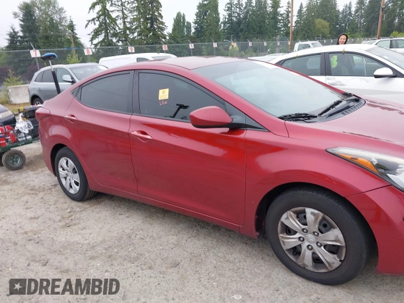 2016 Hyundai Elantra SE with VIN 5NPDH4AE3GH789527, listed as a IAAI auction lot 42441097 with 197,608 mi miles and . Bid and sale history available at DreamBid. Image 13.