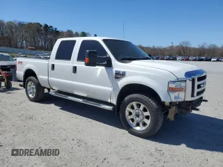 2008 Ford F-350 XL with VIN 1FTWW31R68EB23727, listed as a Copart auction lot 48913355 with 232,951 mi miles and Salvage Title. Bid and sale history available at DreamBid. Image 4.