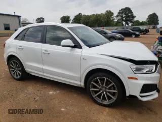 2018 Audi Q3 Premium with VIN WA1BCCFS3JR023502, listed as a Copart auction lot 47142733 with 38,444 mi miles. Bid and sale history available at carsss.com. Image 4.
