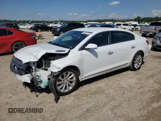 2014 Buick LaCrosse Leather with VIN 1G4GB5G3XEF264915, listed as a Copart auction lot 49914775 with 104,028 mi miles and Salvage title. Bid and sale history available at DreamBid. Image 1.