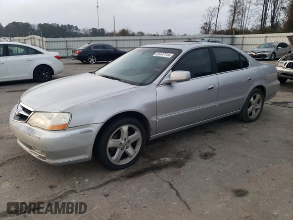 2003 Acura TL Type S w/Navigation System with VIN 19UUA56943A061871, listed as a Copart auction lot 85447734 with 291,422 mi miles and Salvage Title. Bid and sale history available at carsss.com. Image 1.