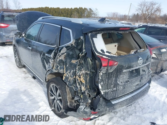 2019 Nissan Rogue SL with VIN 5N1AT2MV7KC726626, listed as a IAAI auction lot 41460387 with 54,739 mi miles. Bid and sale history available at carsss.com. Image 6.