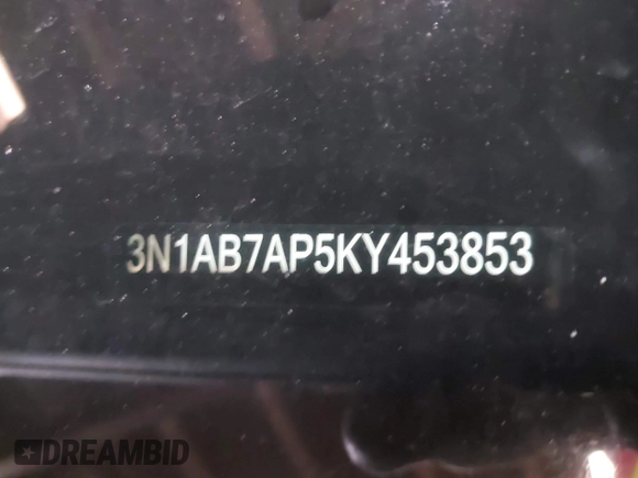 2019 Nissan Sentra SV z VIN 3N1AB7AP5KY453853, wystawiony jako IAAI lot #42187825 z przebiegiem 64 495 mil mil oraz . Historia ofert i sprzedaży dostępna na DreamBid. Obrazek 9.