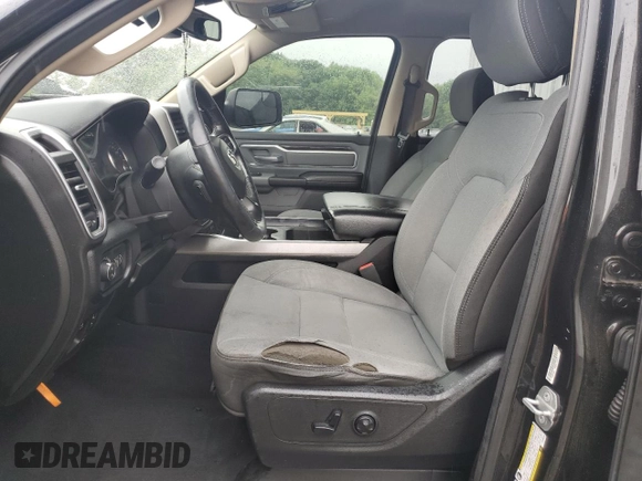 2019 Ram 1500 Big Horn with VIN 1C6SRFFT5KN698816, listed as a Copart auction lot 55287665 with 143,969 mi miles and Salvage title. Bid and sale history available at DreamBid. Image 7.