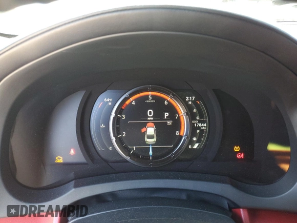 2023 Lexus IS 500 F Sport Performance with VIN JTHAP1D25P5003652, listed as a Copart auction lot 53134665 with 17,844 mi miles and Salvage title. Bid and sale history available at DreamBid. Image 9.