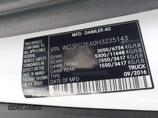 2017 Mercedes-Benz Metris Cargo with VIN WD3PG2EA0H3225143, listed as a IAAI auction lot 42017942 with 114,644 mi miles and . Bid and sale history available at carsss.com. Image 9.