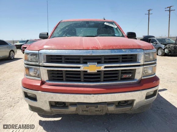 2014 Chevrolet Silverado 1500 LT with VIN 3GCUKREC2EG442803, listed as a Copart auction lot 51065235 with 98,979 mi miles and Salvage Title. Bid and sale history available at carsss.com. Image 5.