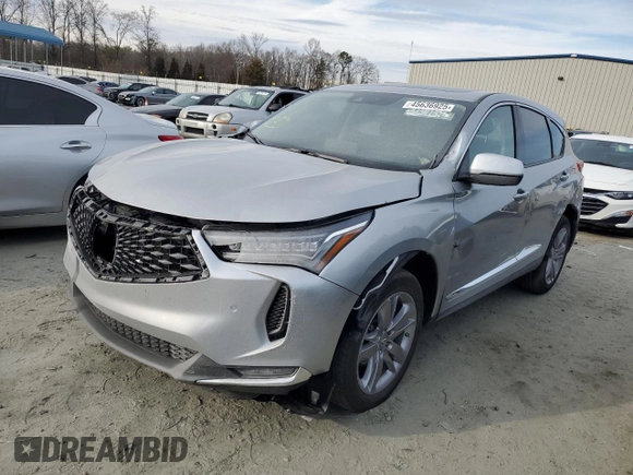 2024 Acura RDX w/Advance Package with VIN 5J8TC2H78RL036730, listed as a Copart auction lot 45636925 with 750 mi miles and Salvage Title. Bid and sale history available at carsss.com. Image 1.
