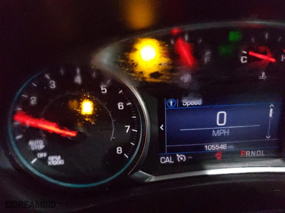 2020 Chevrolet Equinox LT with VIN 3GNAXTEV7LL166763, listed as a Copart auction lot 47749155 with 105,546 mi miles and Salvage Title. Bid and sale history available at carsss.com. Image 9.