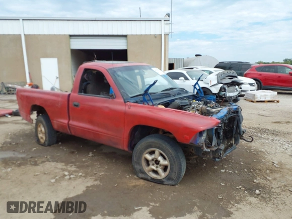 1998 Dodge Dakota SLT with VIN 1B7FL26X4WS647242, listed as a IAAI auction lot 40359679 with Not Provided miles and . Bid and sale history available at carsss.com. Image 1.