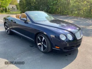 2007 Bentley Continental GT with VIN SCBDR33W17C043914, listed as a Copart auction lot 42182865 with 67,117 mi miles and Clean Title. Bid and sale history available at carsss.com. Image 1.