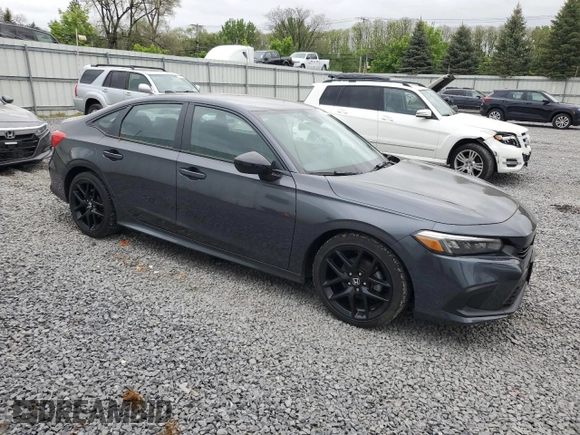2024 Honda Civic Sport with VIN 2HGFE2F54RH577294, listed as a Copart auction lot 57447825 with 32,898 mi miles and Salvage title. Bid and sale history available at DreamBid. Image 4.