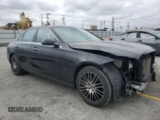 2023 Mercedes-Benz C 300 with VIN W1KAF4GB9PR093775, listed as a Copart auction lot 54954735 with 28,495 mi miles and Salvage title. Bid and sale history available at DreamBid. Image 4.