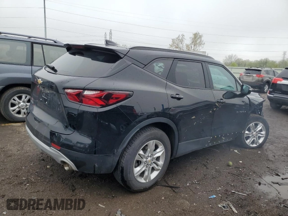 2022 Chevrolet Blazer LT z VIN 3GNKBCR45NS165026, wystawiony jako Copart lot #55399345 z przebiegiem 40 712 mil mil oraz Czysty tytuł • Clean title. Historia ofert i sprzedaży dostępna na DreamBid. Obrazek 3.