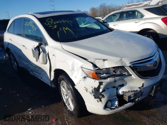 2014 Acura RDX Tech Pkg with VIN 5J8TB3H59EL006847, listed as a IAAI auction lot 41292354 with 135,300 mi miles. Bid and sale history available at carsss.com. Image 6.