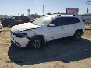 2020 Jeep Cherokee Latitude Plus with VIN 1C4PJLLBXLD620586, listed as a Copart auction lot 75243874 with 98,319 mi miles and Salvage title. Bid and sale history available at DreamBid. Image 1.