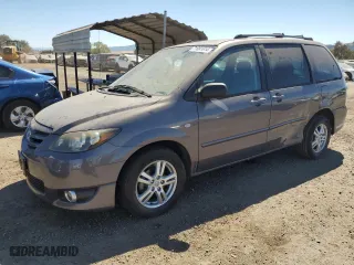 2006 Mazda MPV LX with VIN JM3LW28A660559606, listed as a Copart auction lot 71081614 with NaN miles and Salvage Title. Bid and sale history available at carsss.com. Image 1.