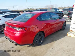 2015 Dodge Dart GT with VIN 1C3CDFEB5FD141327, listed as a IAAI auction lot 42032558 with 68,339 mi miles and . Bid and sale history available at carsss.com. Image 4.