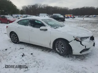 2019 Acura TLX with VIN 19UUB1F39KA001889, listed as a Copart auction lot 89307295 with 65,647 mi miles and Salvage Title. Bid and sale history available at carsss.com. Image 4.
