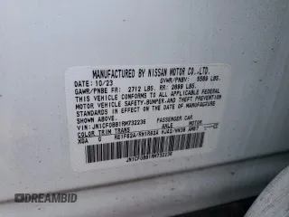 2024 Nissan ARIYA Engage with VIN JN1CF0BB1RM732236, listed as a Copart auction lot 84108614 with 4,547 mi miles and Salvage Title. Bid and sale history available at DreamBid. Image 16.