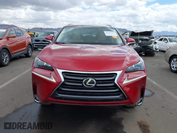 2017 Lexus NX 200t with VIN JTJYARBZ8H2057592, listed as a IAAI auction lot 42207734 with 55,005 mi miles and . Bid and sale history available at DreamBid. Image 12.