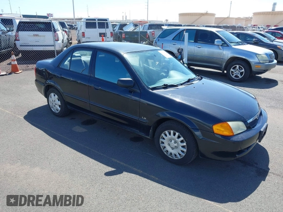 1999 Mazda Protege DX z VIN JM1BJ2228X0108327, wystawiony jako IAAI lot #41630708 z przebiegiem 171 459 mil mil oraz . Historia ofert i sprzedaży dostępna na DreamBid. Obrazek 1.