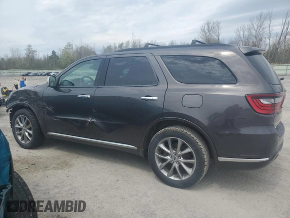 2020 Dodge Durango Citadel with VIN 1C4SDJET3LC321216, listed as a Copart auction lot 53812535 with 85,466 mi miles and Salvage Title. Bid and sale history available at carsss.com. Image 2.