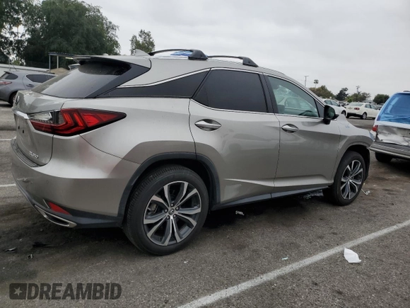 2021 Lexus RX with VIN 2T2HZMAA5MC211306, listed as a Copart auction lot 52620255 with 35,265 mi miles and Salvage Title. Bid and sale history available at carsss.com. Image 3.