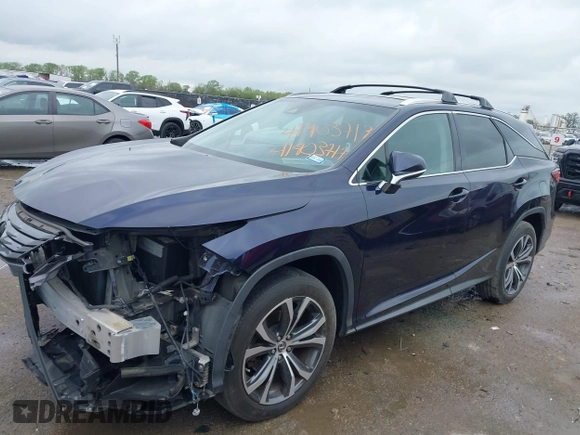 2018 Lexus RX 350L Premium with VIN JTJDZKCAXJ2009962, listed as a IAAI auction lot 41903717 with 100,308 mi miles and . Bid and sale history available at DreamBid. Image 2.