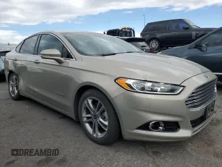 2015 Ford Fusion Titanium Hybrid with VIN 3FA6P0RUXFR115229, listed as a Copart auction lot 54629355 with 76,671 mi miles and Salvage title. Bid and sale history available at DreamBid. Image 4.