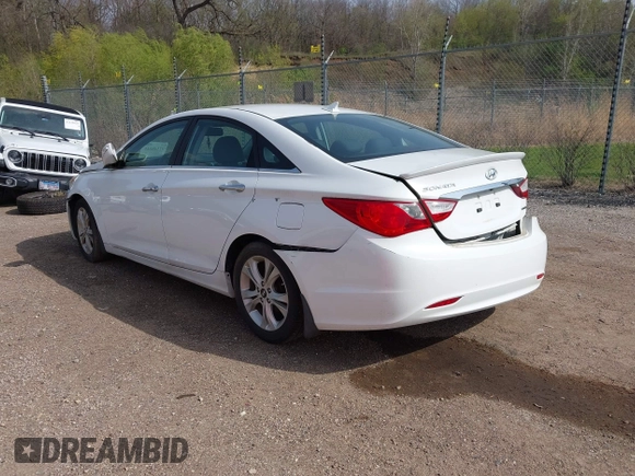 2011 Hyundai Sonata Limited with VIN 5NPEC4ACXBH102893, listed as a IAAI auction lot 42148845 with 80,948 mi miles and . Bid and sale history available at DreamBid. Image 3.