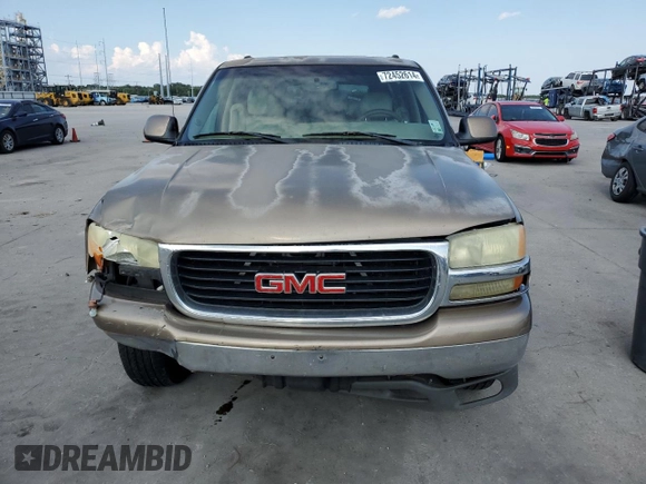 2004 GMC Yukon XL SLT with VIN 1GKEC16Z64J260724, listed as a Copart auction lot 72452614 with 151,535 mi miles and Salvage Title. Bid and sale history available at carsss.com. Image 5.