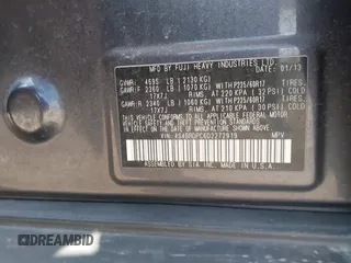 2013 Subaru Outback Limited with VIN 4S4BRDPC6D2272919, listed as a IAAI auction lot 42049089 with 113,000 mi miles and . Bid and sale history available at DreamBid. Image 9.