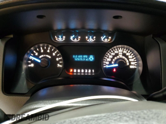 2012 Ford F-150 XL with VIN 1FTMF1EM5CKD52730, listed as a Copart auction lot 57712245 with 167,619 mi miles and Clean title. Bid and sale history available at DreamBid. Image 9.