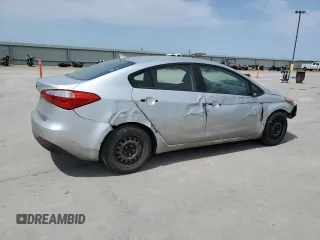 2016 Kia Forte LX with VIN KNAFK4A64G5493352, listed as a Copart auction lot 52154635 with 163,285 mi miles and Salvage Title. Bid and sale history available at carsss.com. Image 3.