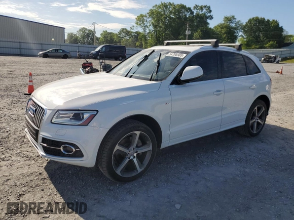2015 Audi Q5 Premium Plus with VIN WA1DGAFP9FA137877, listed as a Copart auction lot 54795985 with 98,775 mi miles and Salvage title. Bid and sale history available at DreamBid. Image 1.