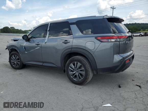 2024 Nissan Pathfinder S with VIN 5N1DR3AC7RC241546, listed as a Copart auction lot 61979645 with 24,407 mi miles and Salvage title. Bid and sale history available at DreamBid. Image 2.