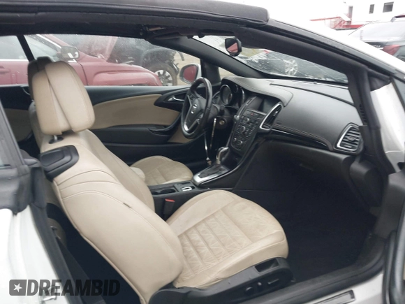 2016 Buick Cascada Premium with VIN W04WT3N54GG096203, listed as a IAAI auction lot 41922742 with 75,335 mi miles and . Bid and sale history available at DreamBid. Image 5.