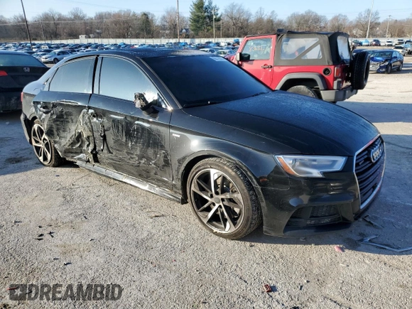 2020 Audi A3 Sedan S line Premium with VIN WAUBEGFF2LA094277, listed as a Copart auction lot 82119383 with 22,548 mi miles. Bid and sale history available at carsss.com. Image 4.