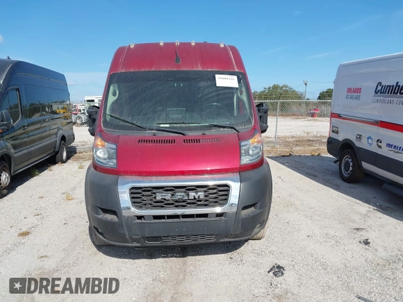 2022 Ram ProMaster Cargo with VIN 3C6MRVJG0NE120354, listed as a IAAI auction lot 41008181 with 175,919 mi miles and . Bid and sale history available at DreamBid. Image 12.