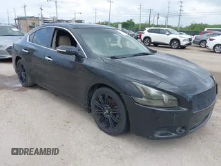 2013 Nissan Maxima S with VIN 1N4AA5AP1DC811276, listed as a IAAI auction lot 42191413 with 119,564 mi miles and . Bid and sale history available at DreamBid. Image 1.